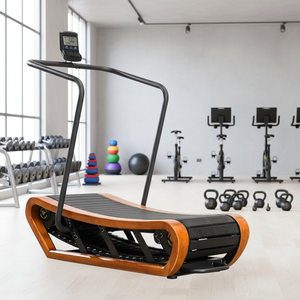Équipement de salle de sport commercial, logo personnalisé, écran LED, tapis de course en bois, fonction <span class=keywords><strong>cardio</strong></span>, 7HP, capacité de charge de 150 kg, pliable - Product Image 2