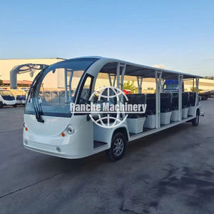 Autobús Eléctrico Clásico Blanco Totalmente Cerrado de 14 Plazas - Product Image 1