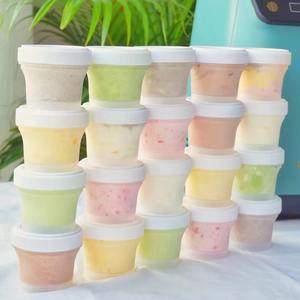 100ml 200ml 300 ml panggang es krim Yogurt jeli puding kotak kue susu toples plastik PP makanan penutup cangkir bawa pulang dengan tutup - Product Image 1