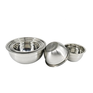 Nhà Máy Bán buôn thép không gỉ tùy chỉnh trộn bát đặt với nắp - Product Image 1