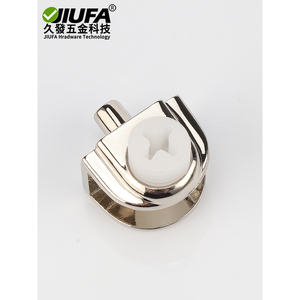 Conectores de soporte de estantería de aleación Jiufa para muebles de gabinete, estantes de vidrio, soportes metálicos reforzados - Product Image 1