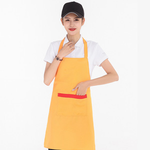 Tablier vert en polyester avec poche pour restaurant, bar, vêtements de travail, uniforme pour femmes - Product Image 2