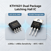CONNTEK KTH1631 Interrupteur Hall à Déclenchement Haute Sensibilité 1.8V-5.5V Boîtier SOT-23/TO-92 Protection ESD HBM 8KV Drain Ouvert Unique