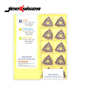 Inserts de coupe en carbure de tungstène pour outils de tournage CNC, fraises WNMG080404-HA JA115P - Product Image 4