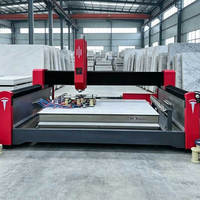 Scie circulaire chinoise HMI multifonctionnelle 4+1 axes à 45 degrés pour la découpe et le polissage des bords, machine à découper le marbre avec engrenage