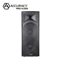 Precision Pro Audio double haut-parleur actif puissant professionnel de 15 pouces, dj en bois pour fête à domicile
