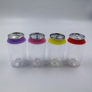 Bouteilles en plastique PET transparentes personnalisées de 90 ml et 135 ml avec revêtement en aluminium pour jus d'<span class=keywords><strong>orange</strong></span>, avec pot en plastique personnalisé - Product Image 6
