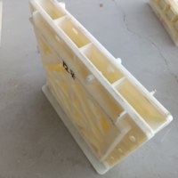 Moule à blocs creux double face haute résistance Reazone en plastique ABS pour briques de béton