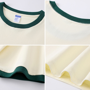 Maglietta girocollo bloccata di colore del Catering di moda <span class=keywords><strong>per</strong></span> abbigliamento da lavoro estivo con maniche corte - Product Image 2