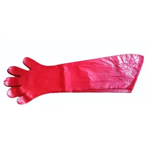 Veterinaire Lange Handschoen Plastik Polyethyleen Full Armlengte Dierenarts Handhandschoenen