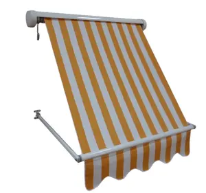 Toldo de empuje manual PROTECCIÓN DE LA LLUVIA SOL PARQUE PATIO TOLDO tienda de trampolín rectangular tienda de refugio para la lluvia