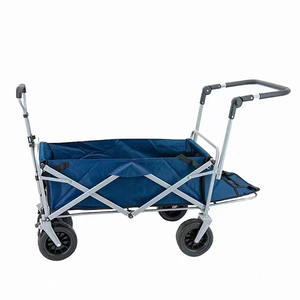 Carro de jardín grande de alta capacidad, carro de mano <span class=keywords><strong>plegable</strong></span>, <span class=keywords><strong>carretilla</strong></span> para jardín al aire libre, carro de transporte para playa, carro <span class=keywords><strong>plegable</strong></span> para acampar - Product Image 4
