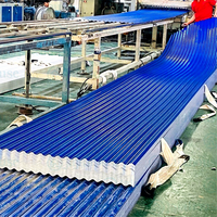Couverture de pluie en plastique ASA Matériaux de toiture Feuilles isolées Matériau de toiture en PVC Tuiles ondulées
