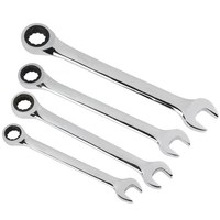Lot de 14 clés à cliquet métriques 6-19 mm en CR-V avec électrophorèse verte 72T pour atelier automobile