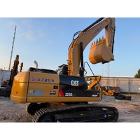 Excavatrice sur chenilles CAT 325D d'occasion des États-Unis, excavatrice hydraulique Caterpillar 325DL d'occasion, engin lourd de taille moyenne pour travaux routiers et miniers
