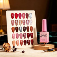 Robifel – Kit de vernis à ongles gel UV Soak Off en gros, 36 couleurs, collection automne-hiver, pailleté, neutre, nude, fournitures professionnelles pour salon