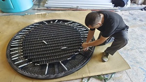 Thép không gỉ Nhựa tráng <span class=keywords><strong>PVC</strong></span> khung 8ft 10ft 12ft thân thiện với môi Trampoline cho Boy & Girl sân chơi nhảy thiết bị - Product Image 4