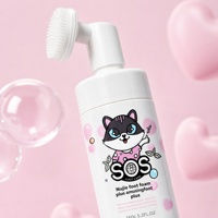 Mousse nettoyante pour pattes d'animaux pour chiens et chats, soin doux sans rinçage