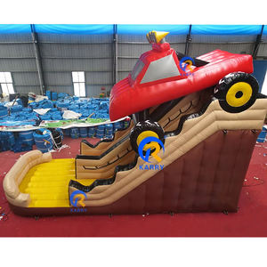 Precio barato patio trasero al aire libre niños divertido comercial inflable Casa de rebote salto tobogán acuático para la venta - Product Image 5