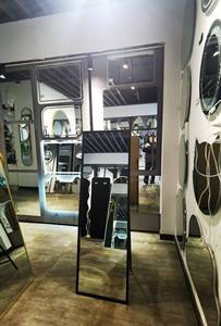 Vente chaude Minimaliste PS Cadre <span class=keywords><strong>Dressing</strong></span> <span class=keywords><strong>Miroir</strong></span> À <span class=keywords><strong>Angle</strong></span> Droit À La Main Au Sol Debout pour Chambre Décoration Murale dans Hôtel ou Maison - Product Image 2