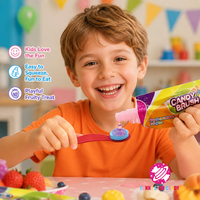 Caramelos con Forma de Cepillo de Dientes al por Mayor OEM ODM, Dulces Interactivos y Divertidos, Caramelos de Gel con Sabor a Mermelada Líquida, Caramelos en Tabletas con Sabor a Pasta de Dientes