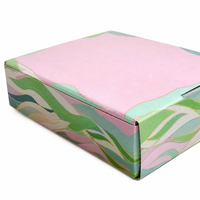 Boîte d'expédition pliable en papier personnalisée pour avion, impression de marque sur mesure, délai de livraison court, pour emballage d'ordres urgents