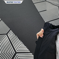 290T tissé 100% polyester pongé veste doublure thermique stockage de chaleur extensible caractéristique motif uni tissu intérieur manteaux vêtements