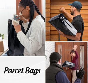 Factory Custom Beautiful Poly Mailer Bag Black Plastic Courier Shipping Package Bag for Garment Accessories Plastic Mailing Bags - Product Image 2