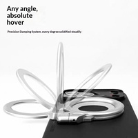 Nouvelle boucle magnétique universelle en alliage d'aluminium, rotative, portable, à fixer au dos du bureau, multifonctionnelle, compatible