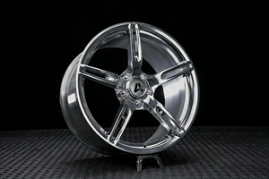 Jantes forgées 3D de 20 à 24 pouces |   Insert noir brillant pour SUV de luxe grand format et berlines haute performance - Product Image 3