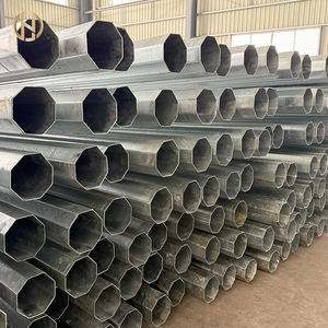 35FT 40FT 45FT ha galvanizzato la linea di trasmissione ottagonale acciaio palo di energia elettrica palo con il gradino di arrampicata - Product Image 2