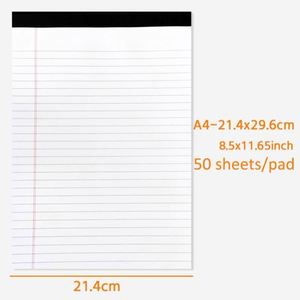 A5 Notebook 8.25*11.75 in Wide Loose Leaf Paper Cover Address & Record Book Office Supplies - Product Image 6
