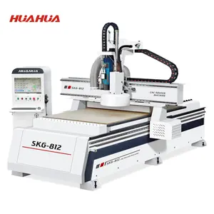 HUAHUA SKG-812 Automatic Tool Changer Rotary Device For Round Wood Work CNC Router Machine