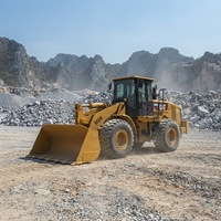 Chargeur frontal CAT 950H d'occasion, 6000 kg, moteur et boîte de vitesses avec pompe à roulement moteur, puissance 195 kW