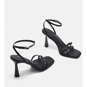 <span class=keywords><strong>Sandalias</strong></span> de <span class=keywords><strong>Tacón</strong></span> Alto de 8cm para Mujer, con Encaje Blanco y Punta Abierta, Zapatos de Vestir para Fiestas y Clubes, Cómodos y Elegantes para Bodas - Product Image 4
