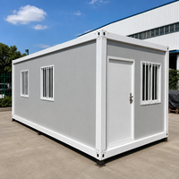Maison préfabriquée en conteneur, bureau modulaire préfabriqué, conteneur pliable portable pour camp de chantier, dortoir, logement