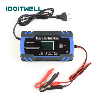 Chargeur intelligent de <span class=keywords><strong>batterie</strong></span> au <span class=keywords><strong>plomb</strong></span>, désulfatage, pour voiturette de Golf, moto, pour réparation des impulsions, 12V 24V, 12V - Product Image 6