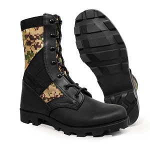 Bottes tactiques montantes pour hommes, respirantes, avec fermeture éclair, pour la randonnée en plein air, l'entraînement, le désert, la jungle, le cross-country, fabriquées de haute qualité - Product Image 6