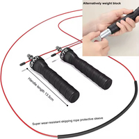 Corde à sauter électronique en acier de haute qualité, réglable et autobloquante, pour la maison et la salle de sport