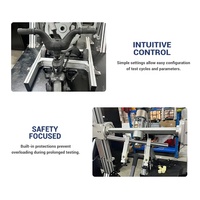 Machine d'essai conforme aux normes pour le mécanisme de direction des poussettes, destinée aux tests de performance de fatigue à long terme du guidon