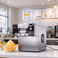 Vente directe d'usine, machine à glace en flocons de neige en acier inoxydable, machine à glace pilée, machine à faire des glaces