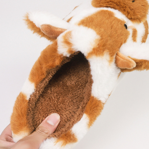 <span class=keywords><strong>Pantofole</strong></span> in morbido cotone con stampa mucca da latte Baotou, <span class=keywords><strong>imbottite</strong></span> per il calore e con fondo spesso - Inverno e Autunno - Product Image 4