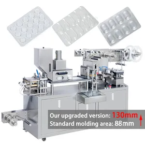 DPP 250 Automatic Hot Blister pvc sheet Pack Sealing Alu Plastic Device Blister Packing Machine For Capsule Tablet