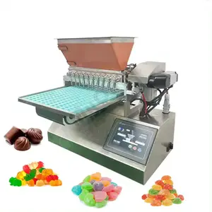 Halbautomat ische Maschine zur Herstellung von Gelee-Gummibärchen-Bonbons mit kleiner Kapazität