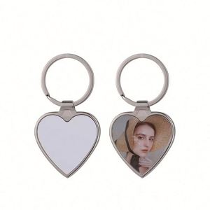 JW8577 Sublimation Blanks Keychain Rectangle Sublimation Transfer Blanks with Metal Round <b>Key</b> <b>Rings</b> for Heat Press - Product Image 4