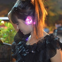 Produit transfrontalier très vendu : Clou lumineux LED K coloré fait main en alliage et résine pour festivals de musique électronique, boîtes de nuit, bars, soirées et chant