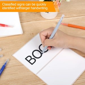 150Pcs 6X4 Inch Matte White Removable Storage <b>Bin</b> <b>Labels</b> Tear Resistant No Residue Blank Stickers For Home School Business Use - Product Image 5