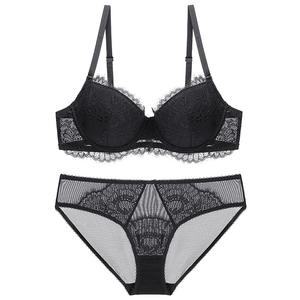 Sous-vêtements sexy en dentelle pour <span class=keywords><strong>cils</strong></span> Grande taille Grande poitrine Petit soutien-gorge anti-affaissement - Product Image 3