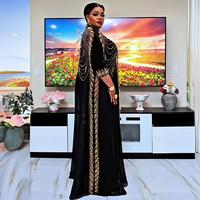Robes Africaines de Luxe pour Femmes Vêtements Décoration Rhodochrosite Élégantes Robes Africaines Ensemble Deux Pièces Boubou Femme