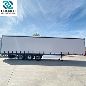 45 Foot <strong>Tautliner</strong> Semi-<strong>Trailer</strong> Steel Curtain Side <strong>Trailer</strong> for Sale - Product Image 4